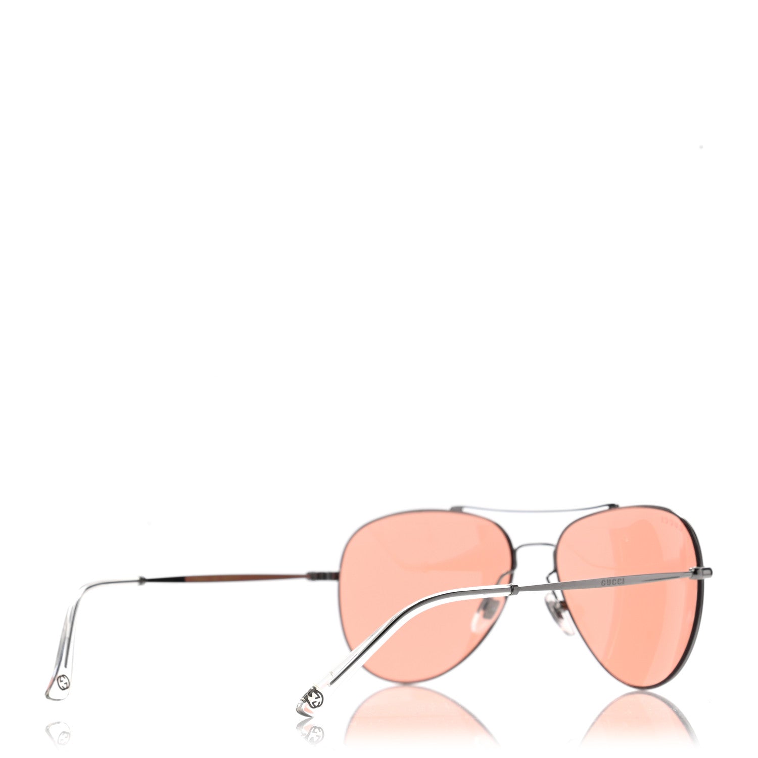 Gucci Metal Aviator GG0500S Sunglasses Pink 4 of 9