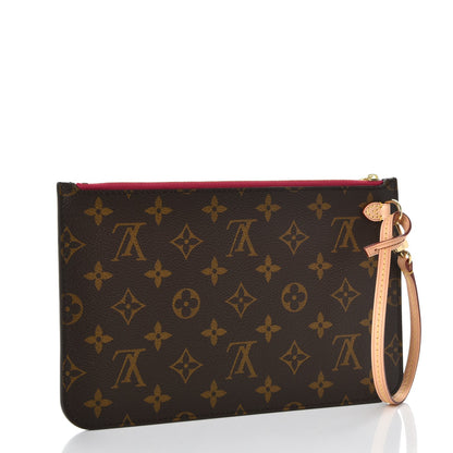 Louis Vuitton Monogram Neverfull MM GM Pochette Pivoine 3 of 7