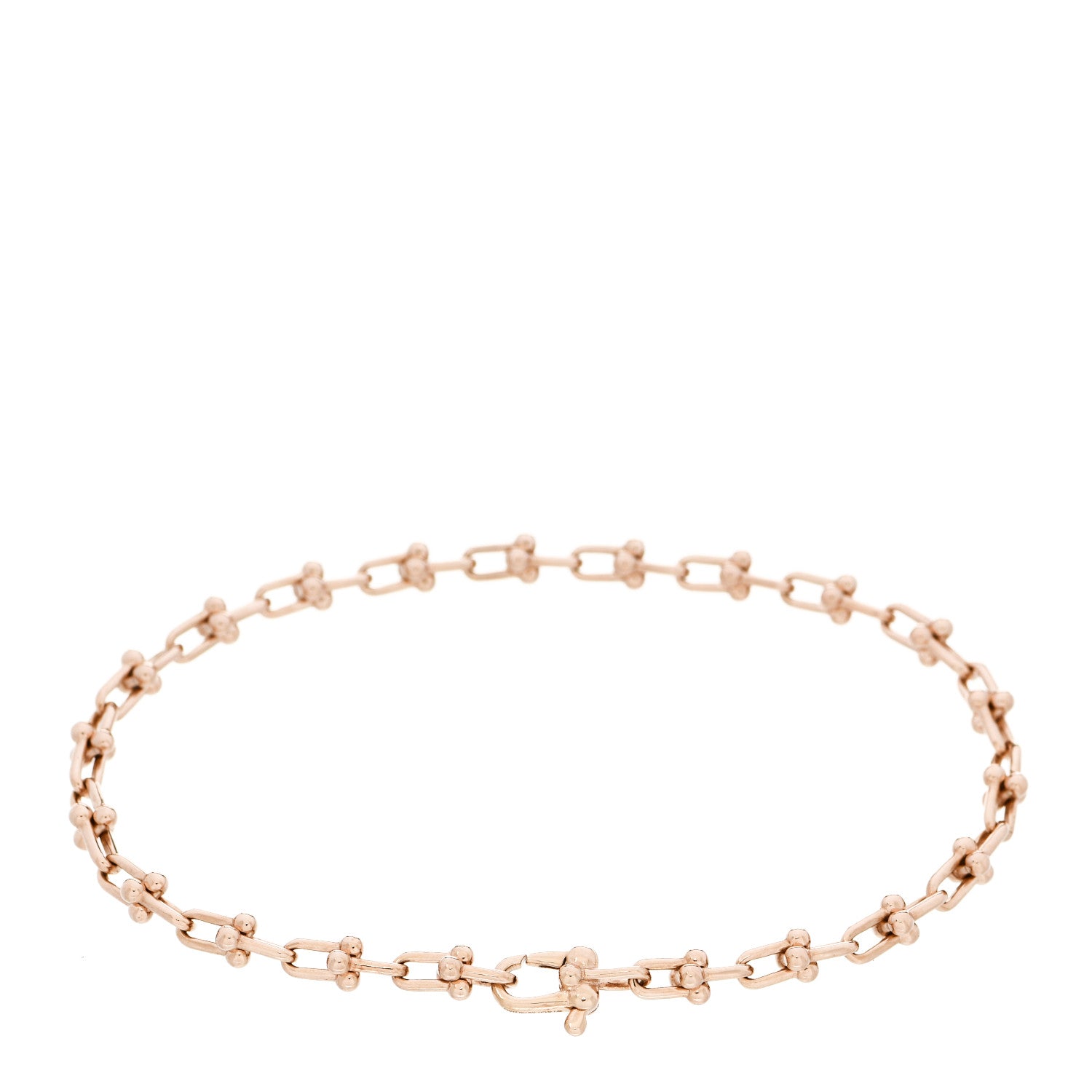 Tiffany 18K Rose Gold HardWear Micro Link Bracelet 2 of 4