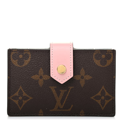 Louis Vuitton Monogram Gusset Card Holder Rose Ballerine 1 of 7