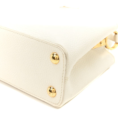 Louis Vuitton Taurillon Capucines BB Blanc Casse 9 of 9