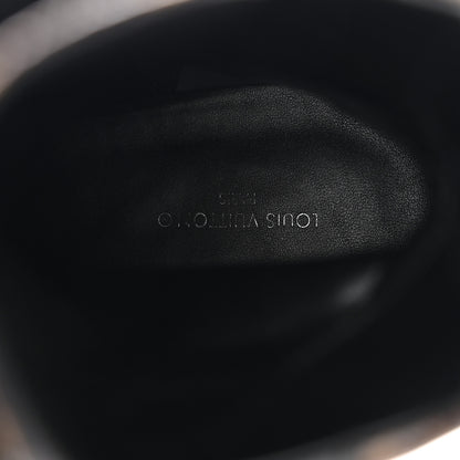 Louis Vuitton Suede Calfskin Monogram Laureate Platform Desert Boots 38 Black 7 of 10