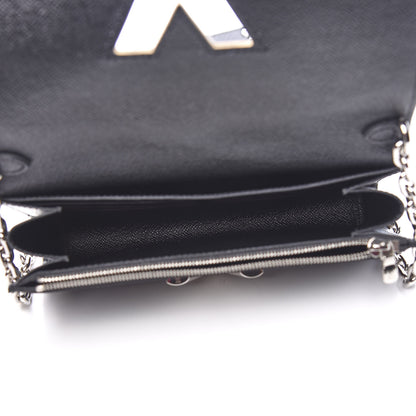Louis Vuitton Epi World Tour Twist Chain Wallet Black 4 of 9
