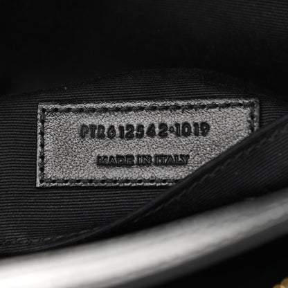 Saint Laurent Calfskin Leopard Print Monogram Lou Camera Bag Black 6 of 11