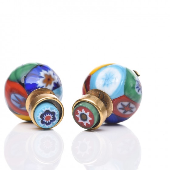 Christian Dior Printed Mise En Dior Tribal Earrings Multicolor 4 of 4