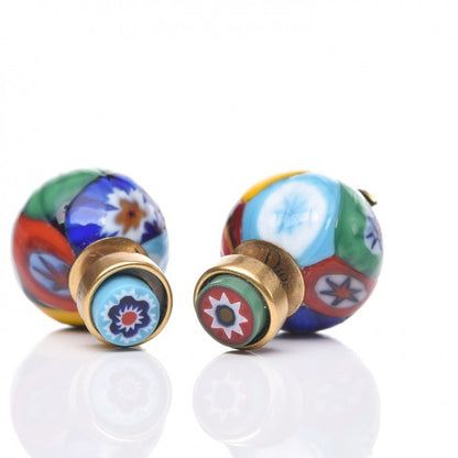 Christian Dior Printed Mise En Dior Tribal Earrings Multicolor 4 of 4