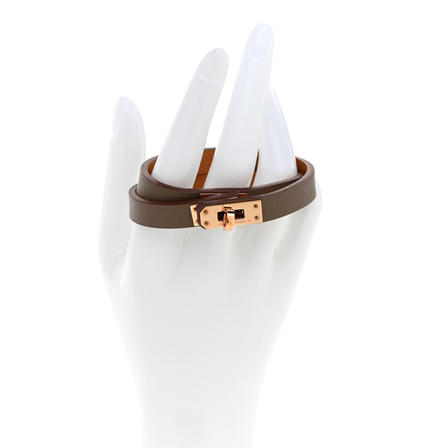 Swift Mini Kelly Double Tour Bracelet T2 Etoupe