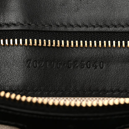 Gucci Calfskin GG Matelasse Medium Slim Chain Shoulder Bag Black Natural 7 of 14