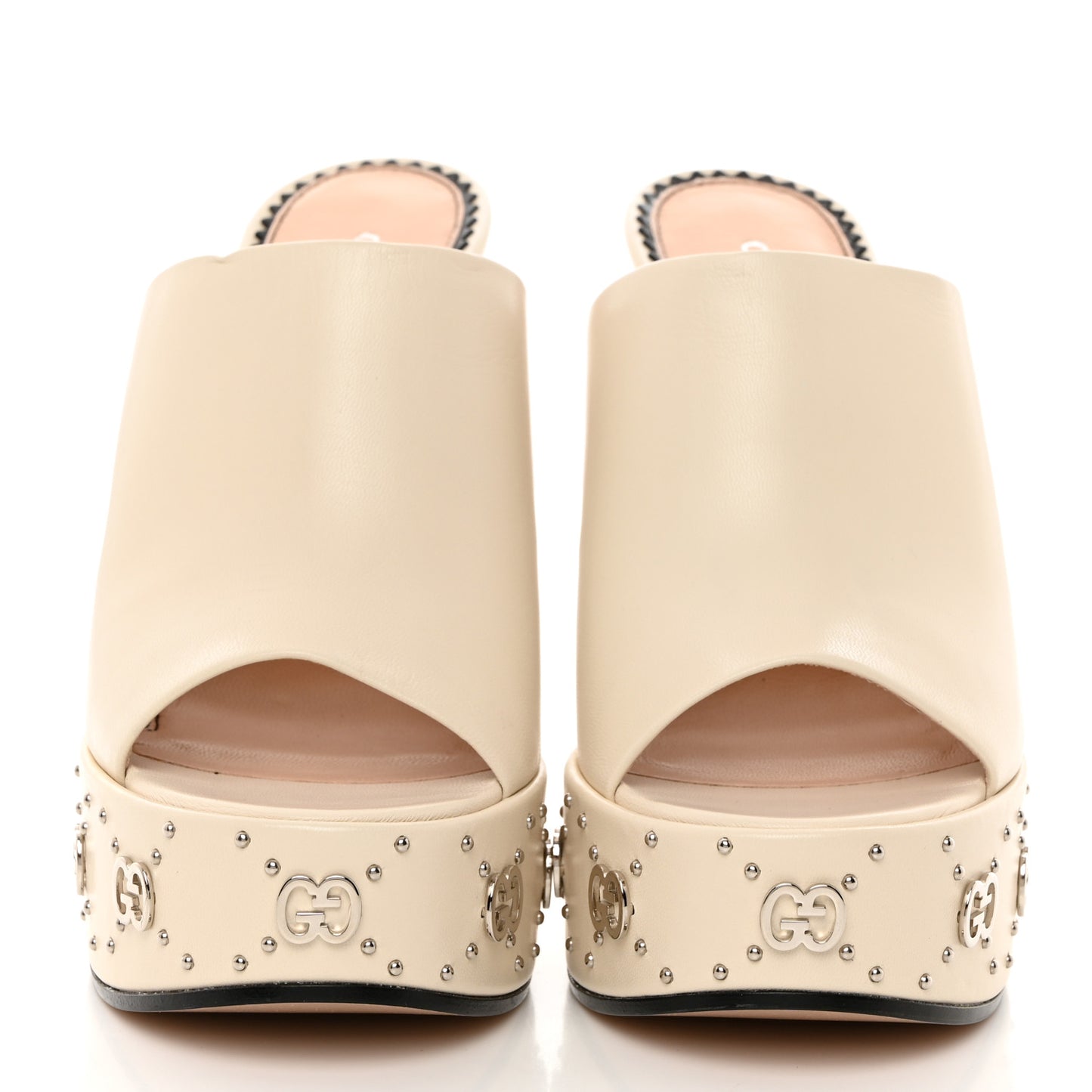 Malaga Kid Janaya 150mm Platform Sandals 38.5 Mystic White