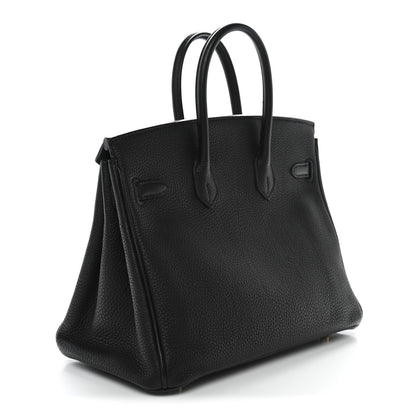 Hermes Togo Birkin 25 Black 3 of 11