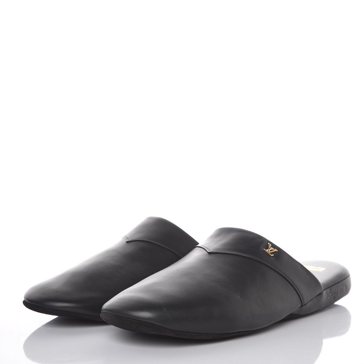 X SUPREME Lambskin Mens Hugh Slippers 7 Black