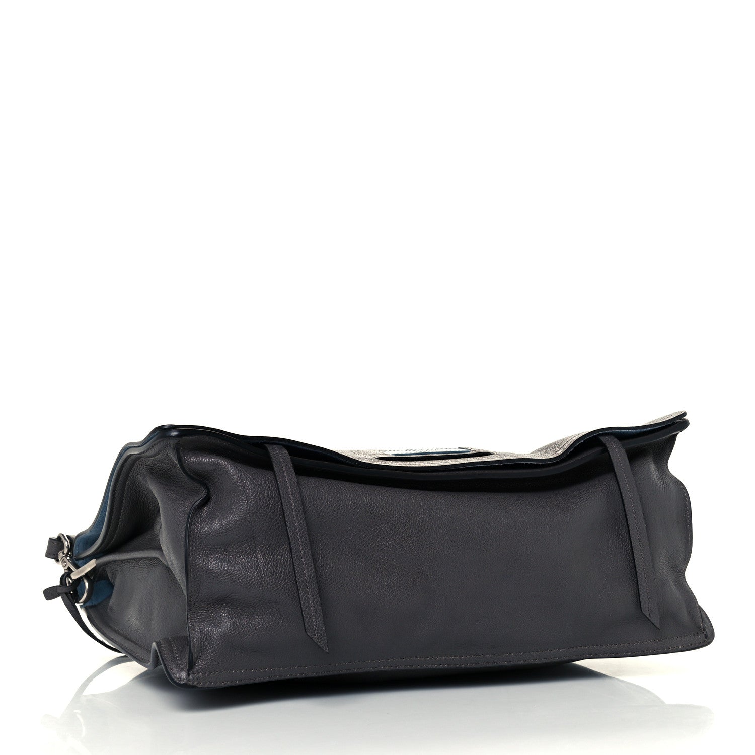 Prada Glace Calf Etiquette Flap Marmo Astrale 4 of 11