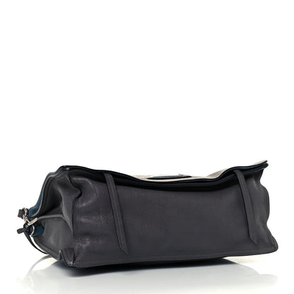 Prada Glace Calf Etiquette Flap Marmo Astrale 4 of 11