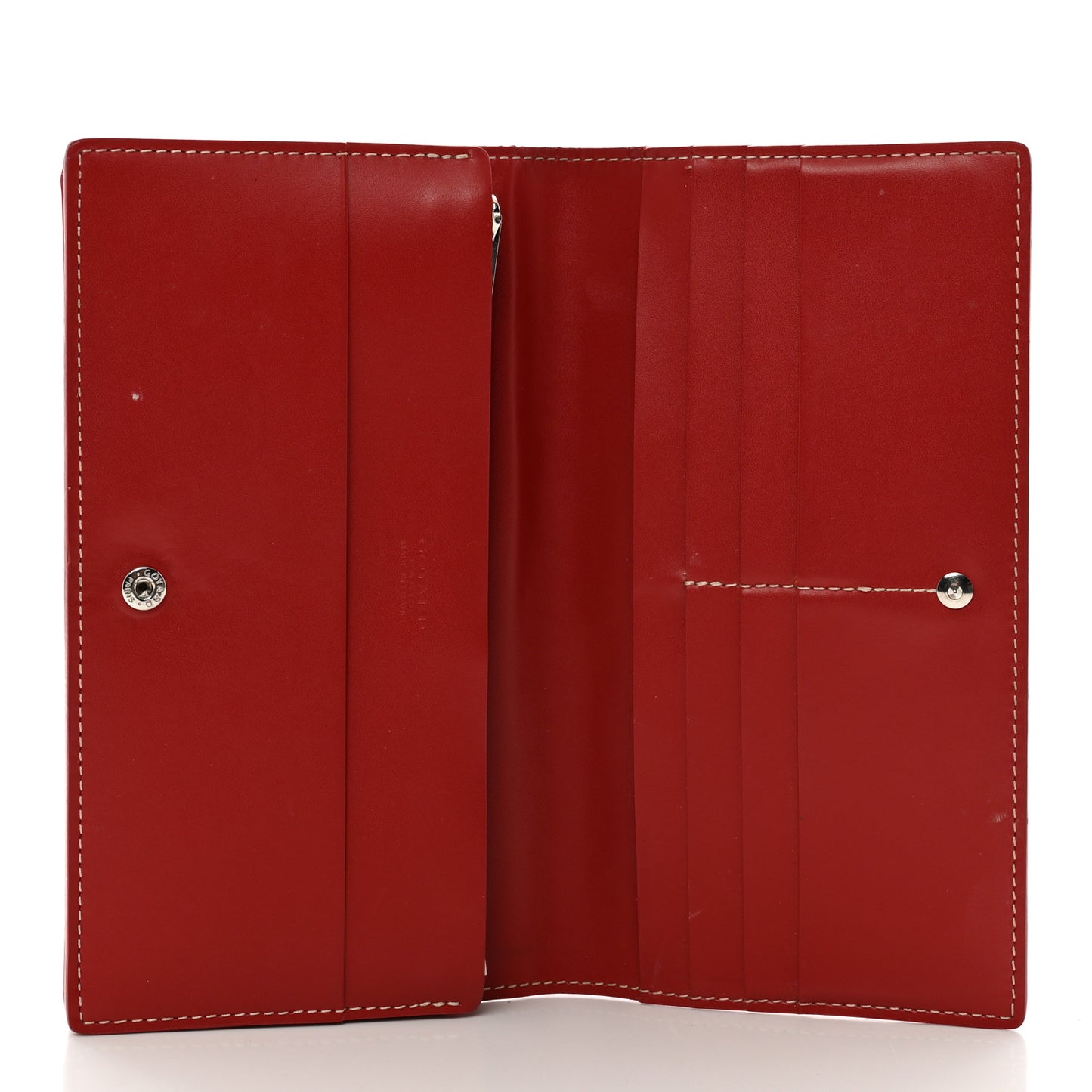 Goyardine Richelieu Wallet Red