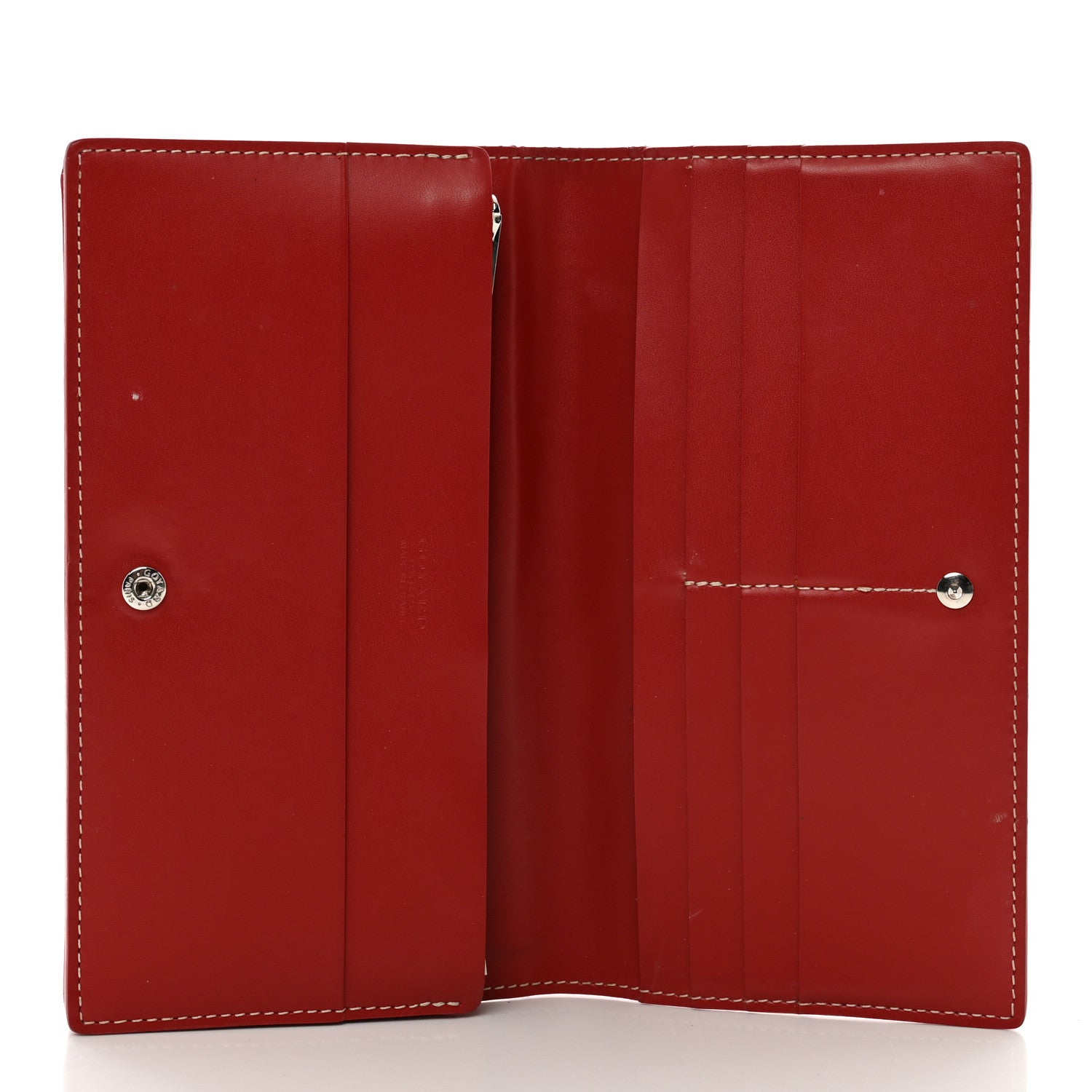 Goyard Goyardine Richelieu Wallet Red 5 of 10