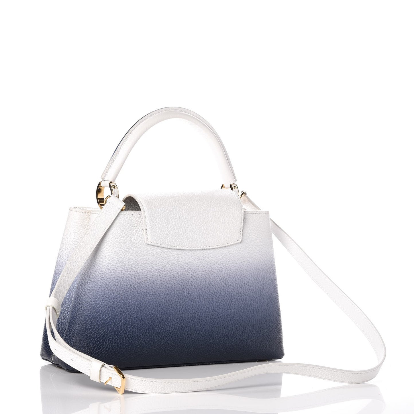 Taurillon Capucines PM Blue Marine