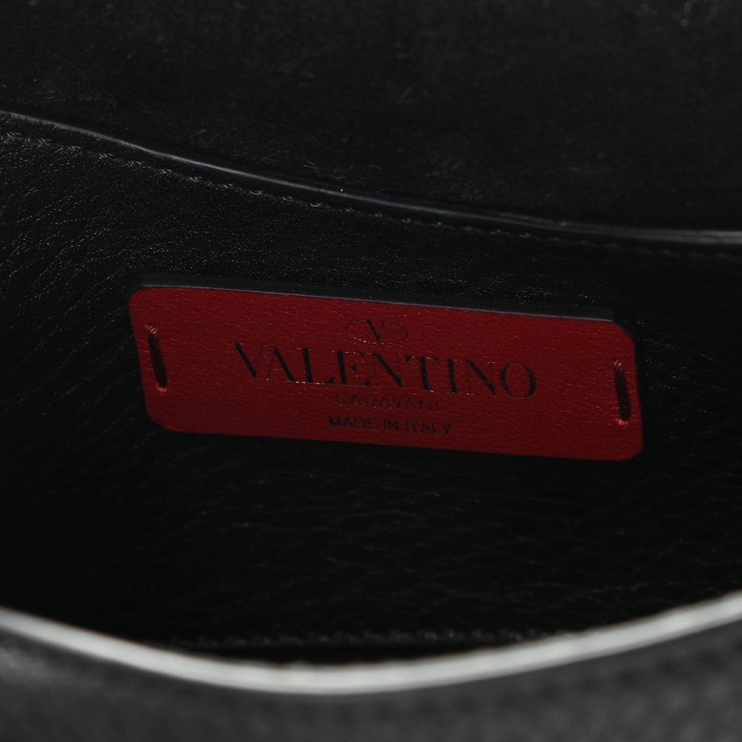 Valentino Garavani Pebbled Calfskin Mini Rockstud Crossbody Bag Black 5 of 9