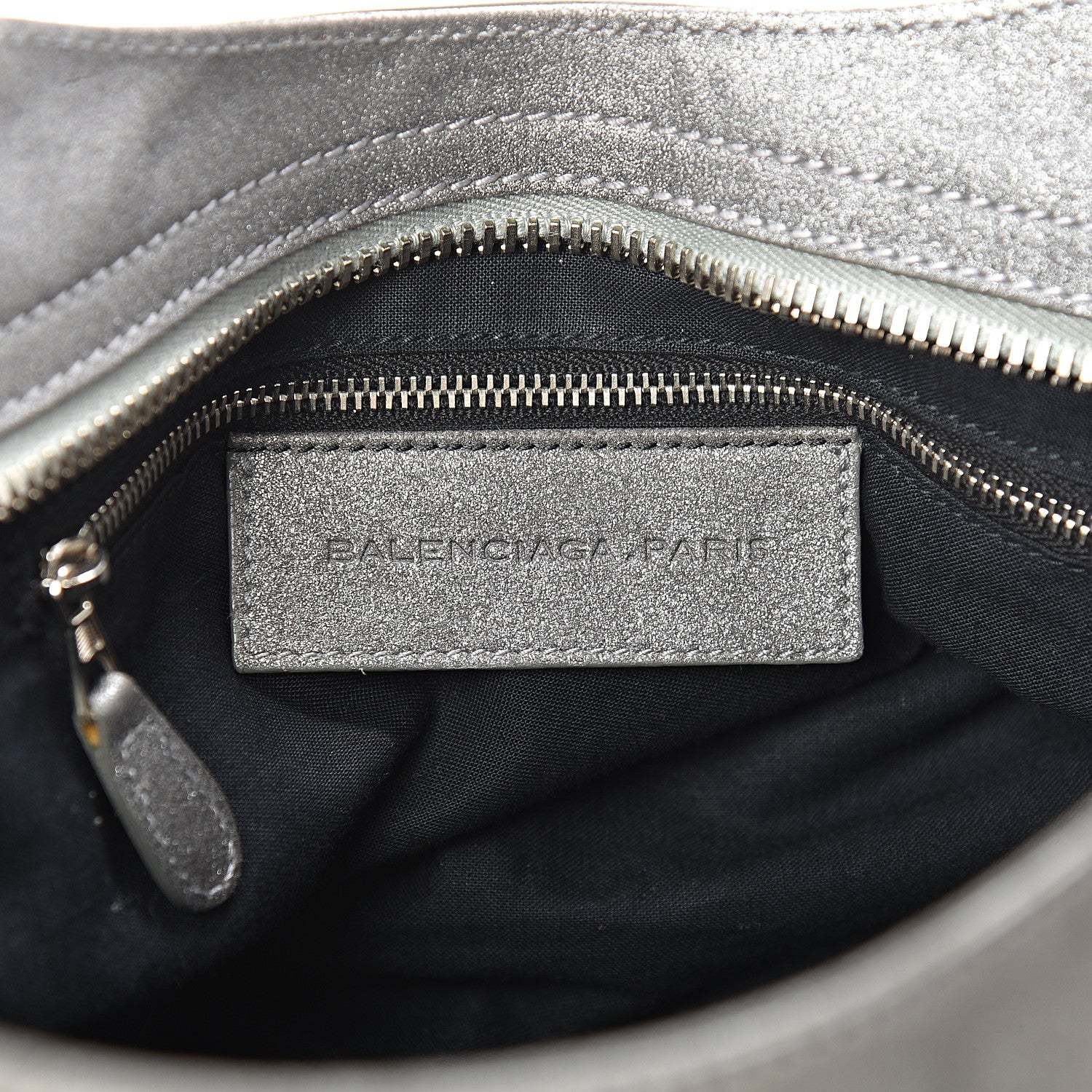 Balenciaga Craquele Calfskin Giant 21 Silver Hardware City Ardoise 7 of 13