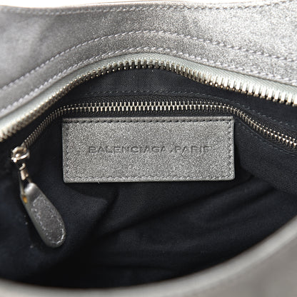Balenciaga Craquele Calfskin Giant 21 Silver Hardware City Ardoise 7 of 13