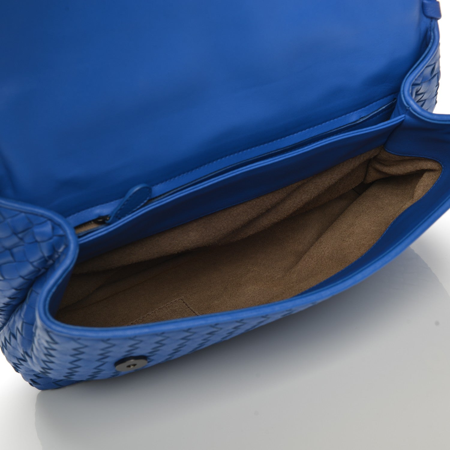 Bottega Veneta Nappa Intrecciato Medium Olimpia Bag Blue Royal 5 of 8