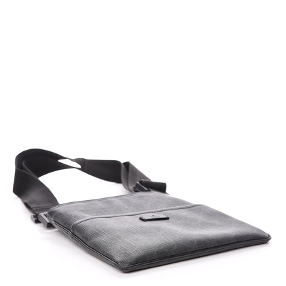 Gucci GG Plus Flat Messenger Bag Black Grey 4 of 9