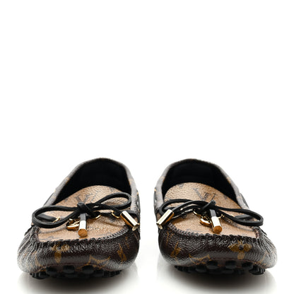 Louis Vuitton Patent Reverse Monogram Gloria Loafers 37 3 of 7
