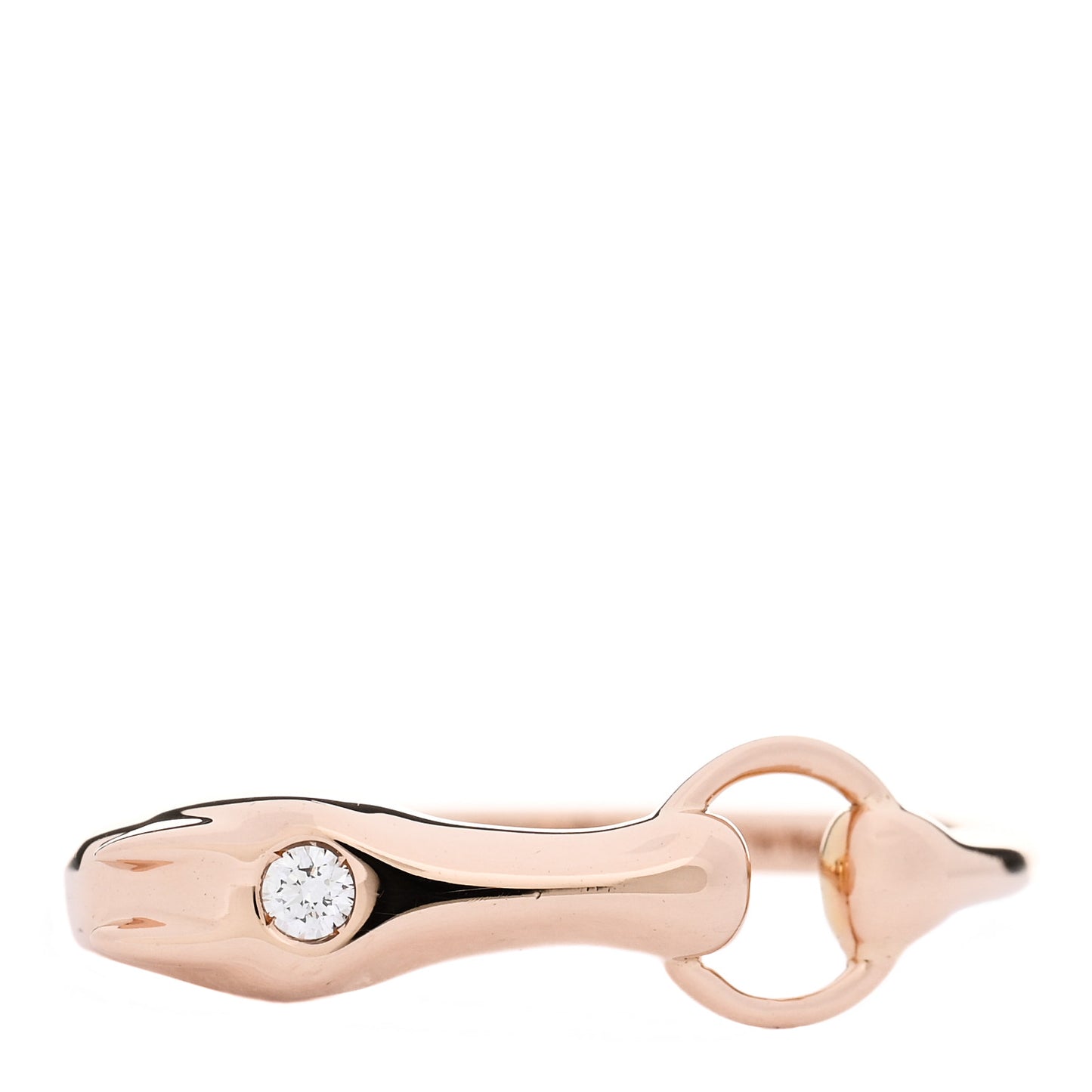 18K Rose Gold Diamond TPM Galop Ring 50 5.25
