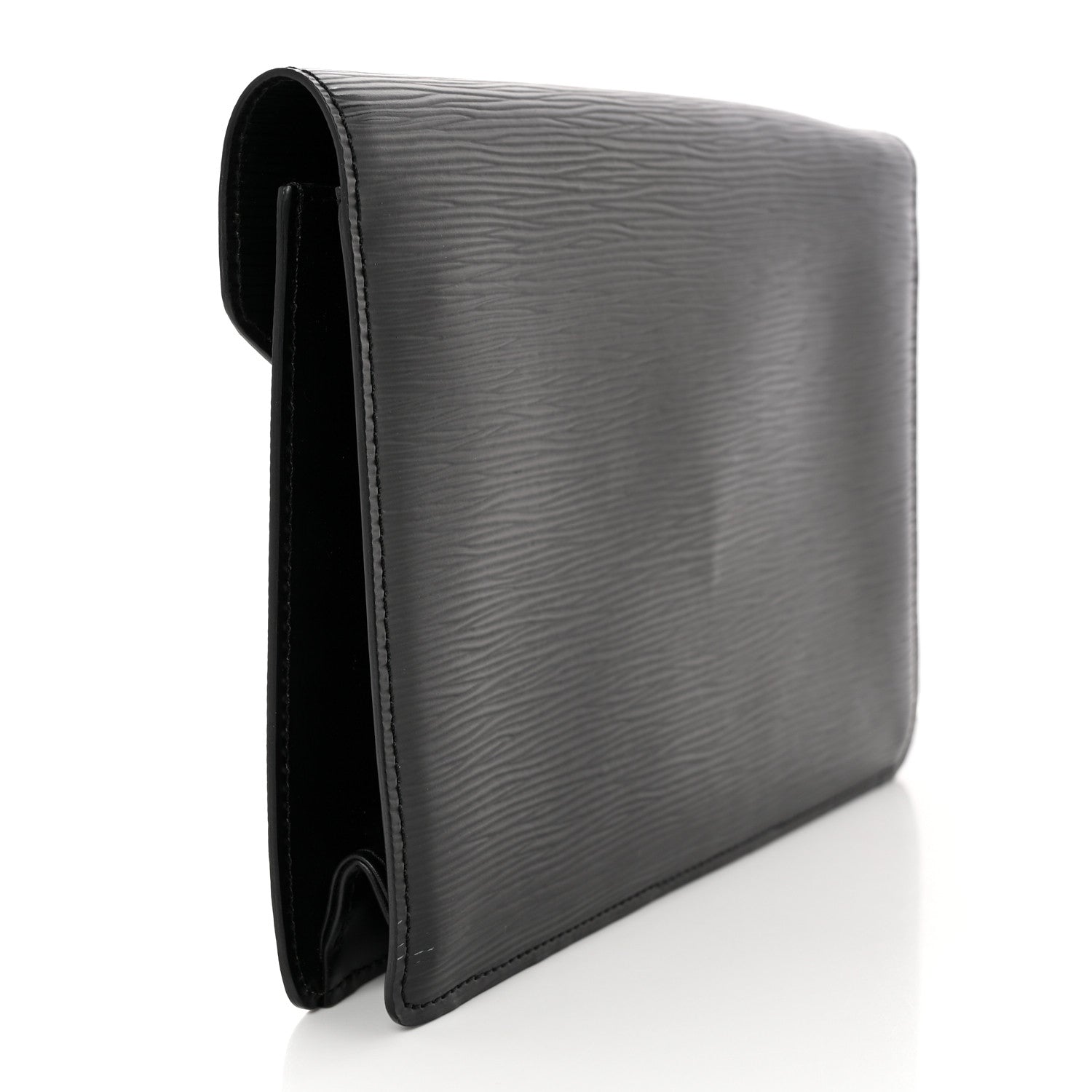 Louis Vuitton Epi Pochette Sellier Dragonne Clutch Black 3 of 9