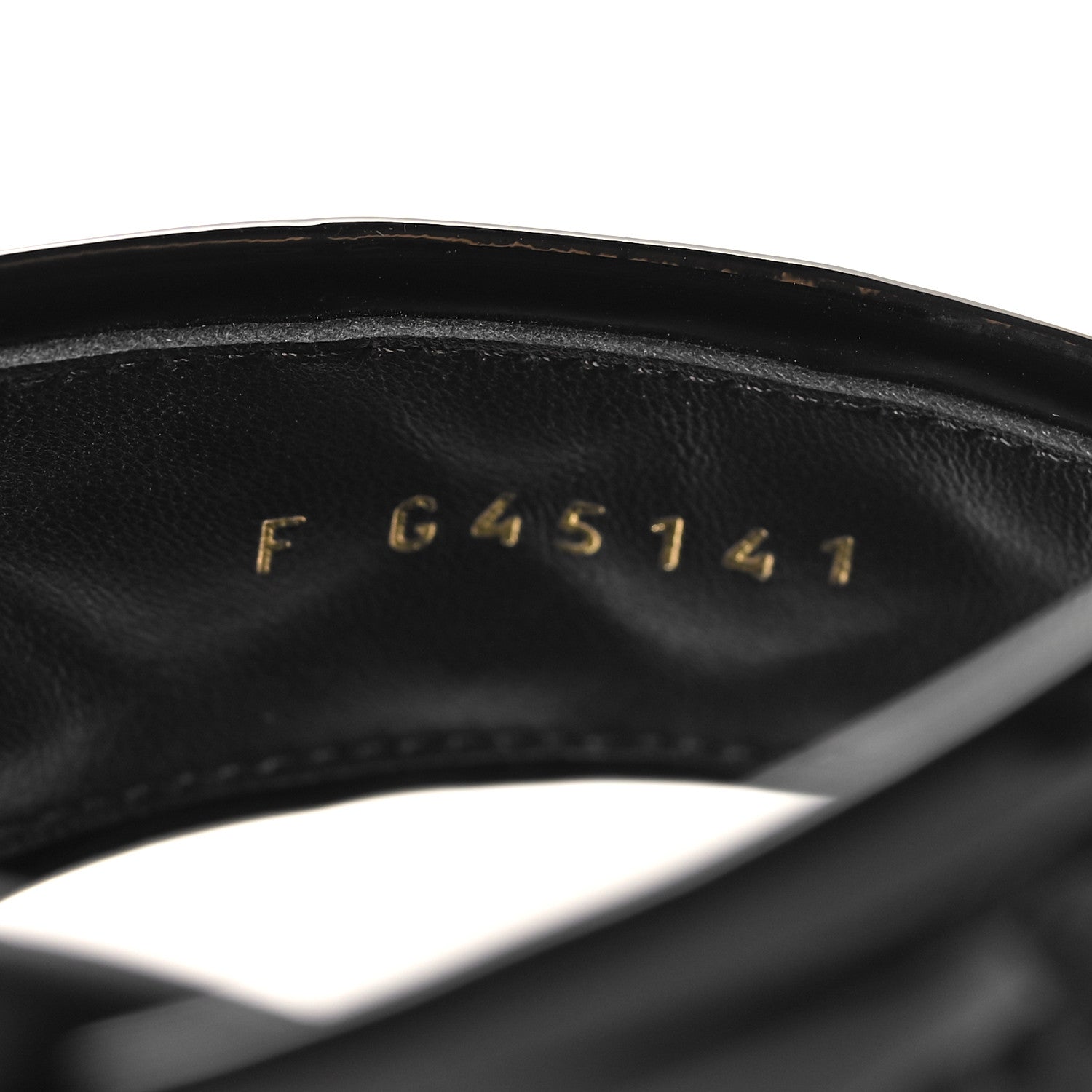 Chanel Patent Quilted CC Sandals 36 Black 6 of 9