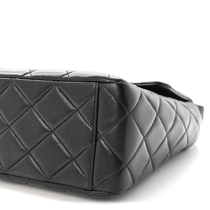 Chanel Lambskin Quilted Flap Shoulder Bag Black 11 of 11
