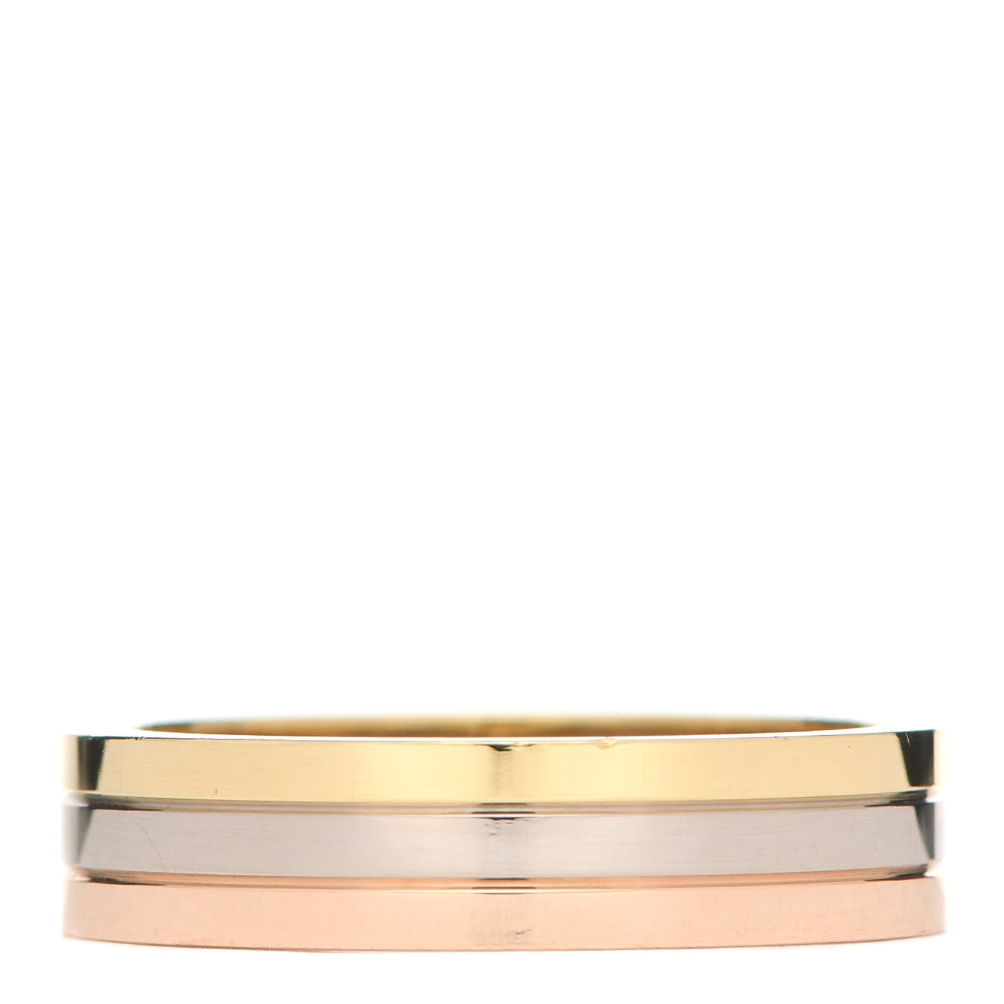 18K Pink White Yellow Gold 5mm Vendome Louis Cartier Wedding Band Ring 55 7.25