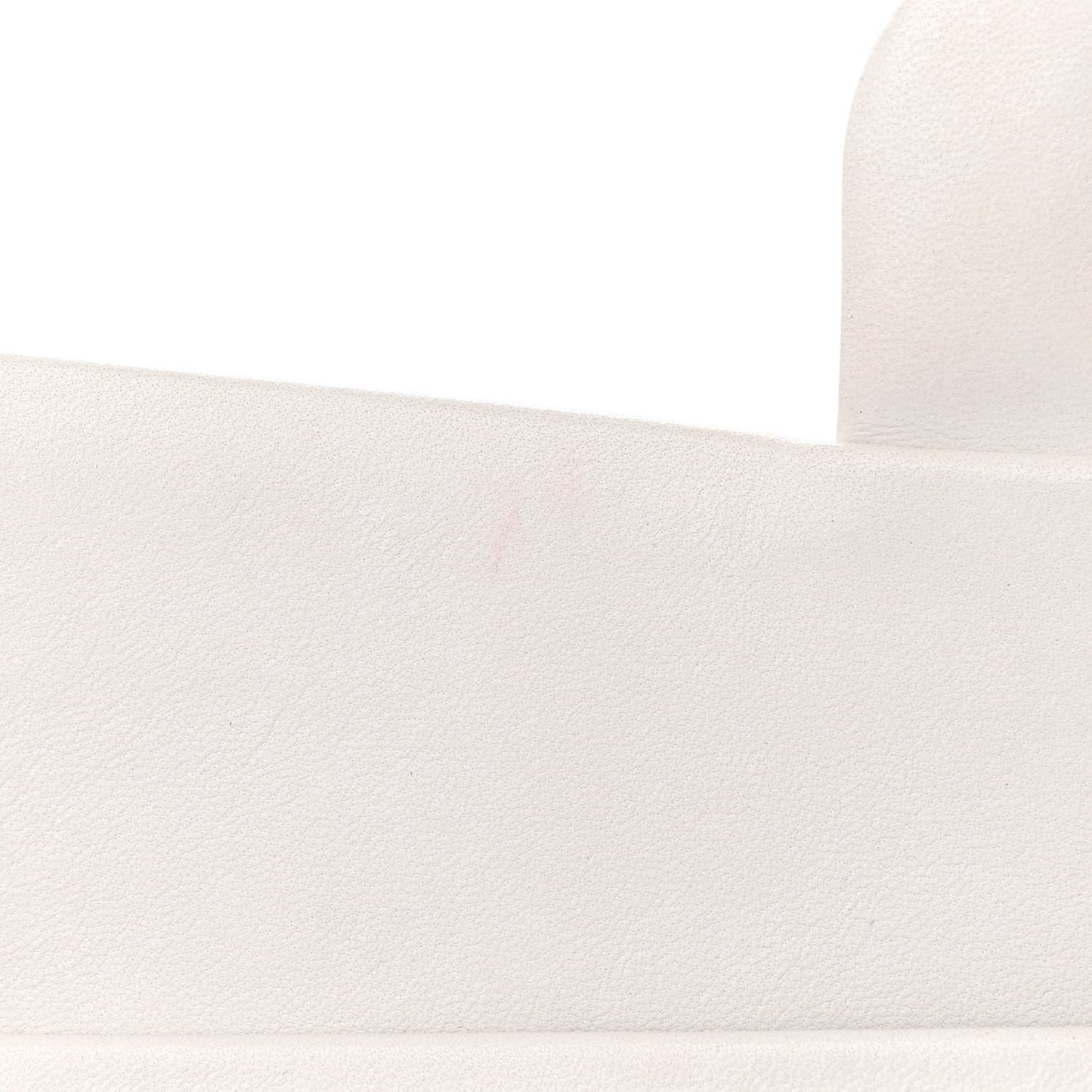 Lambskin Quilted Medium Double Flap White