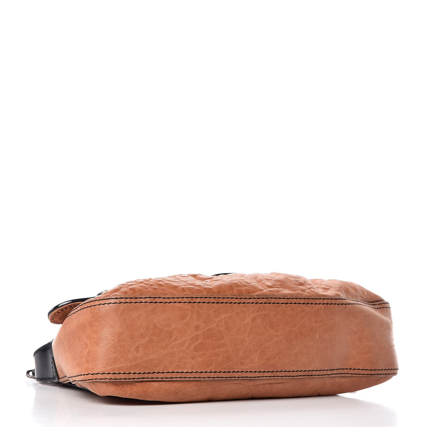Nappa Patent B Bis Flap Bag Osso Black