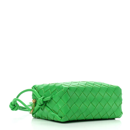 Bottega Veneta Nappa Intrecciato Mini Loop Camera Bag Parakeet 4 of 9
