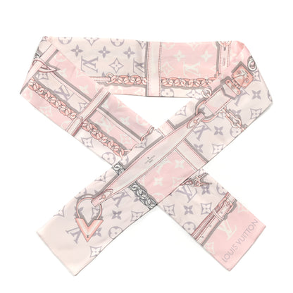 Louis Vuitton Silk Monogram Confidential Bandeau Light Pink 1 of 3