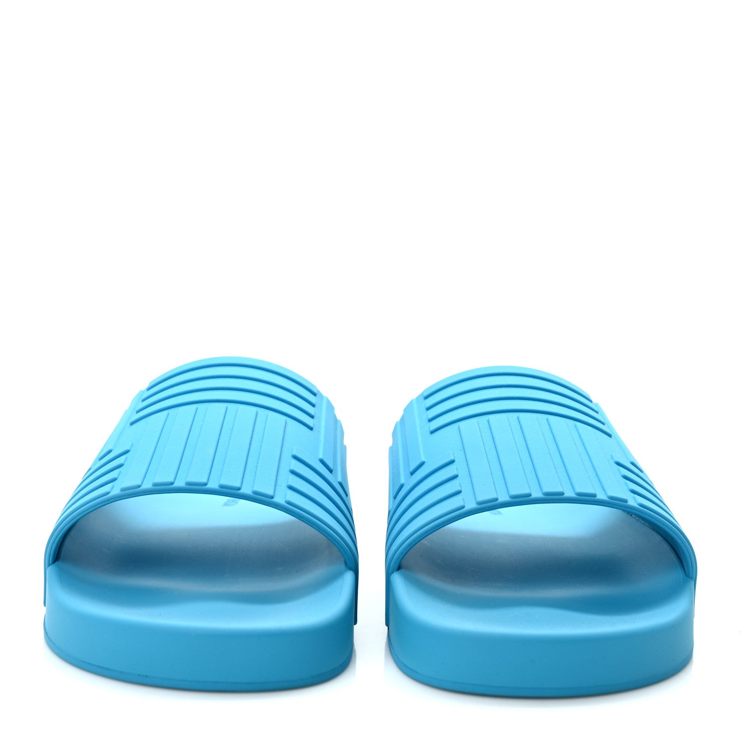 Bottega Veneta Rubber The Slider Mens Sandals 40 Amalfi Blue 2 of 7