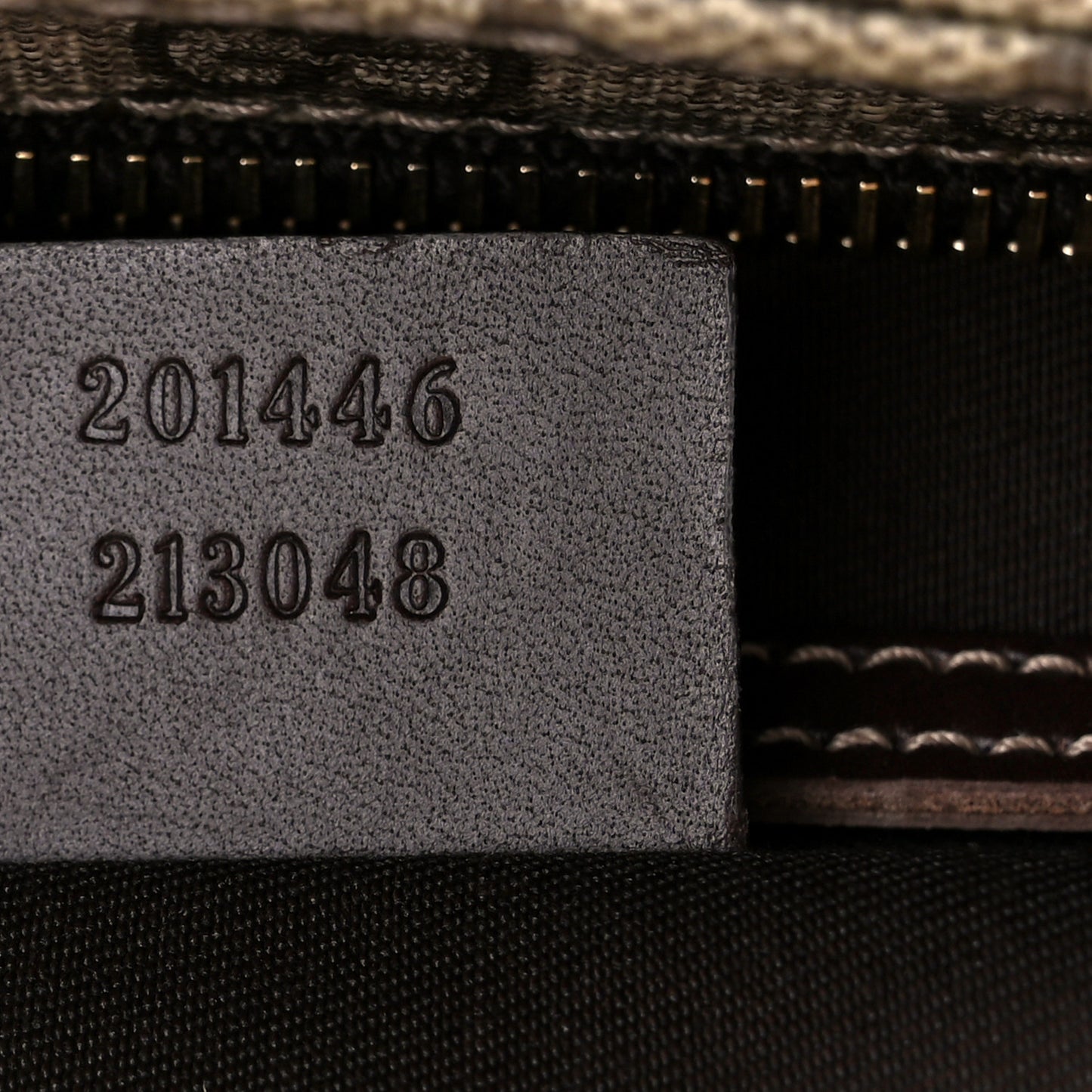 GG Supreme Monogram Medium Flat Messenger Bag Dark Brown