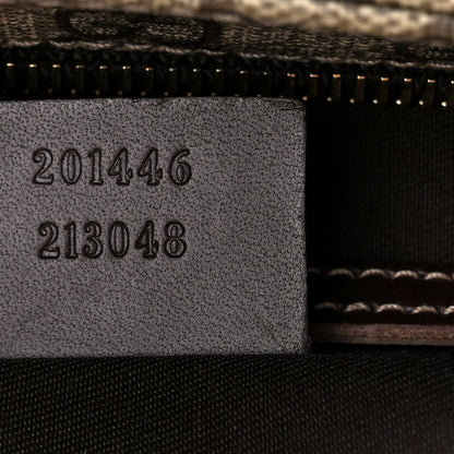 Gucci GG Supreme Monogram Medium Flat Messenger Bag Dark Brown 7 of 11