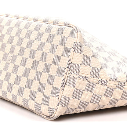 Louis Vuitton Damier Azur Neo Neverfull MM Rose Ballerine 9 of 10