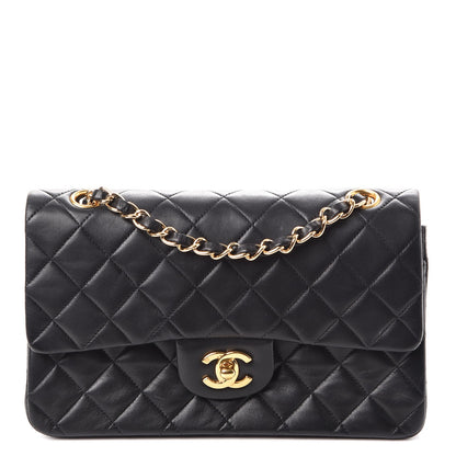 Chanel Lambskin Quilted Small Double Flap Black 1 of 9