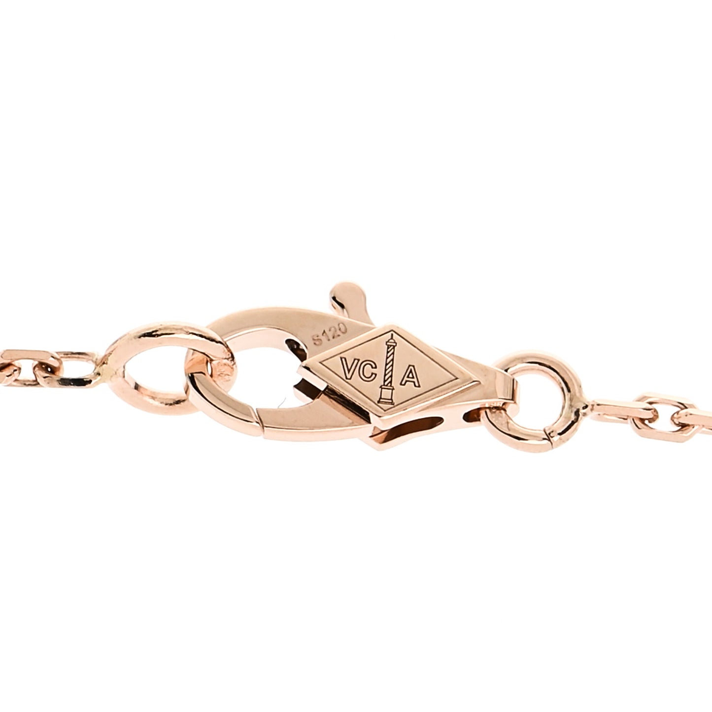 18K Rose Gold 16 Motifs Sweet Alhambra Necklace