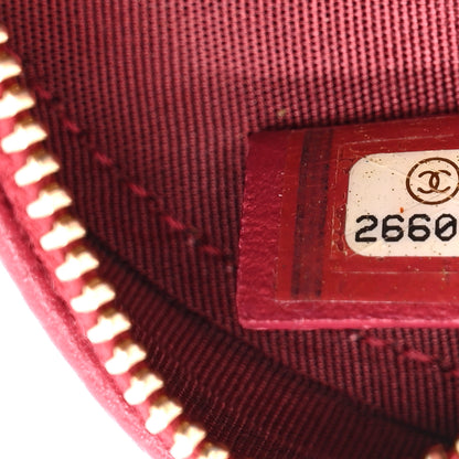 Chanel Caviar Quilted Round Filigree Crossbody Red 7 of 10