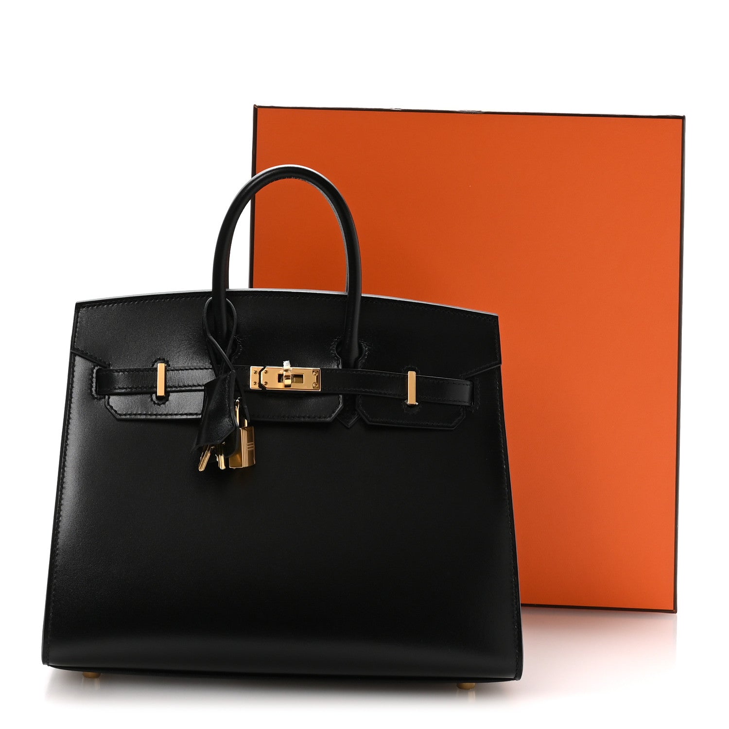 Hermes Box Birkin Sellier 25 Black 11 of 11