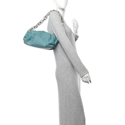 Bottega Veneta Calfskin The Pouch Chain Linoleum 2 of 11