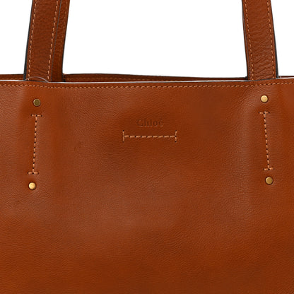 Chloe Smooth Calfskin Medium Milo Shopping Tote Caramel 8 of 10