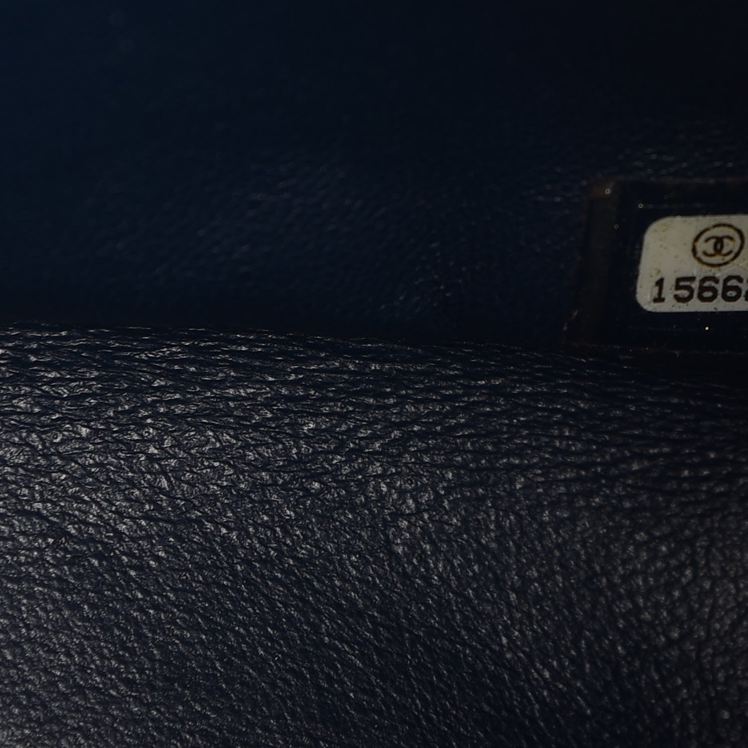Chanel Caviar Quilted Jumbo Double Flap Navy Blue 11 of 15
