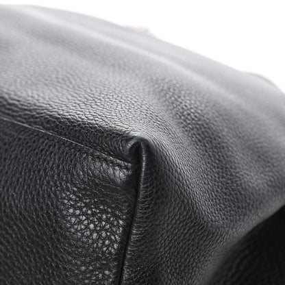 Gucci Pebbled Calfskin Studded Medium Soho Chain Shoulder Bag Black 11 of 14