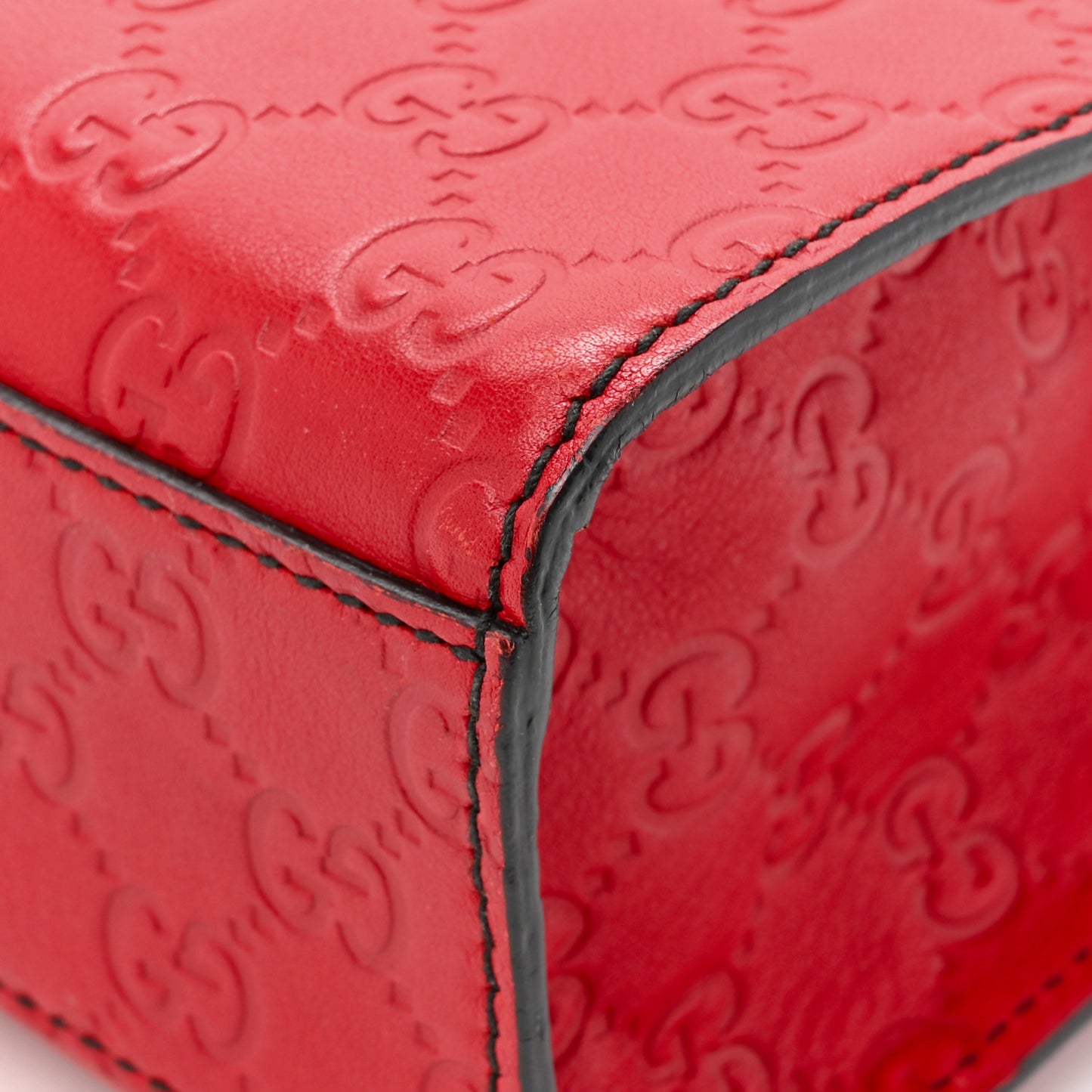 Guccissima Medium Emily Chain Shoulder Bag Red