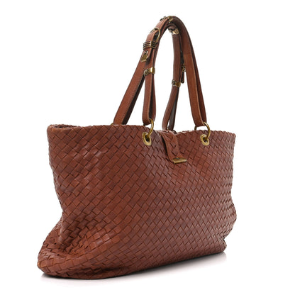 Bottega Veneta Nappa Intrecciato Large Capri Tote Tea 3 of 12