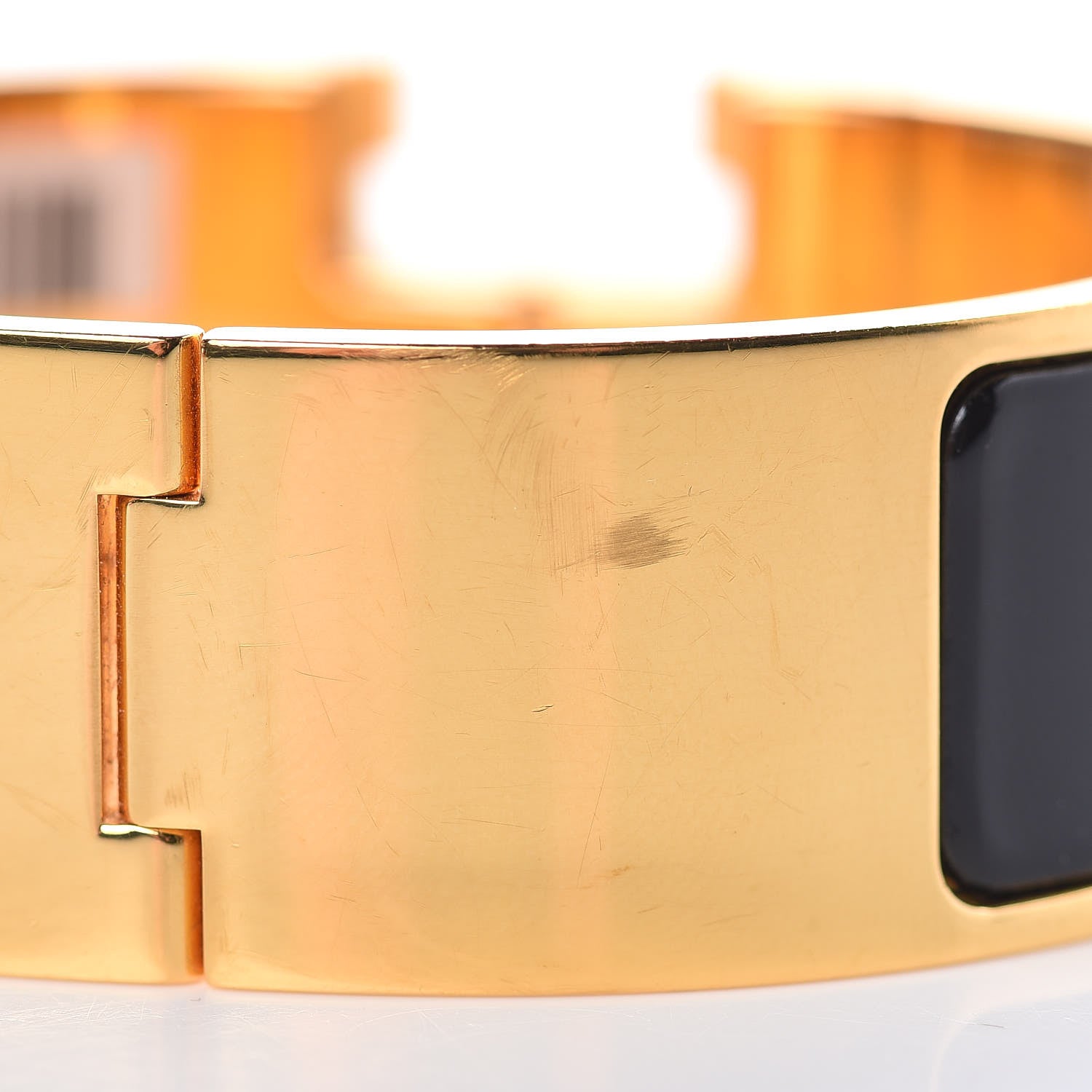 Hermes Enamel Wide Clic Clac H Bracelet PM Black 5 of 7